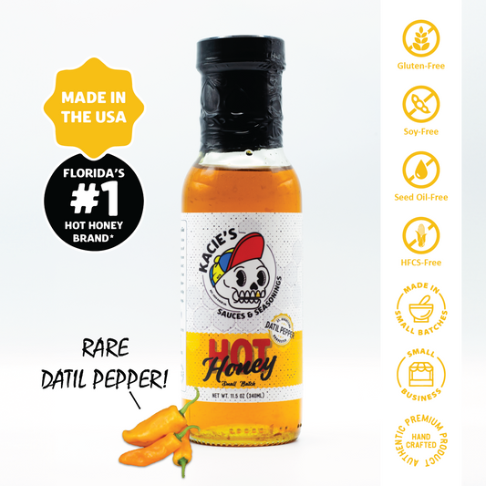 Kacie's Hot Honey (Datil Honey) - 8 oz.